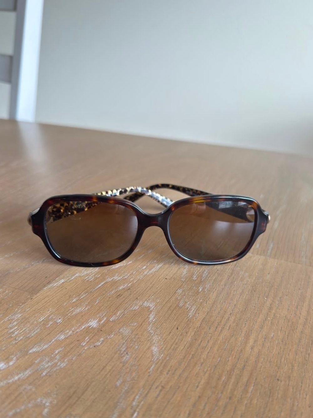 Coach Tortoiseshell Sunglasses with Brown Lenses